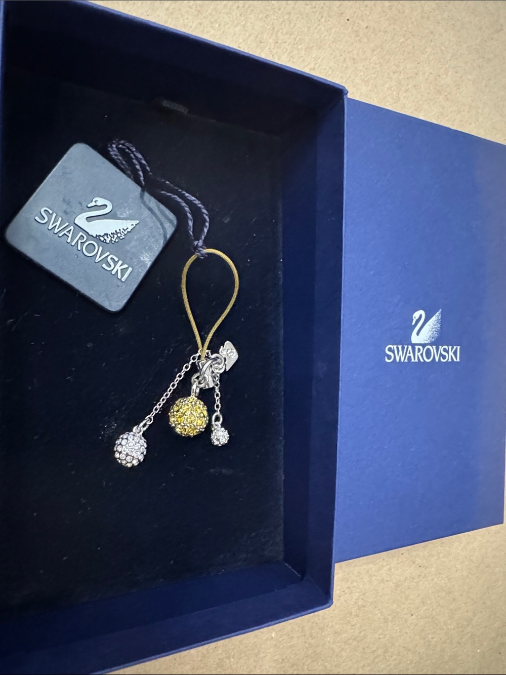 NWT Swarovski Mobile Charm Crystal